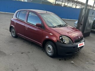 2002 Toyota Vitz I (P10), красный, 150000 рублей, вид 1