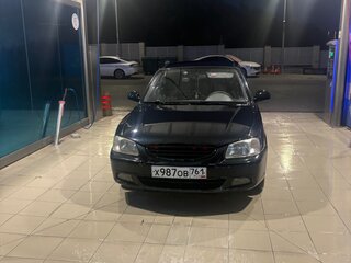 2008 Hyundai Accent ТагАЗ II, чёрный, 280000 рублей, вид 1