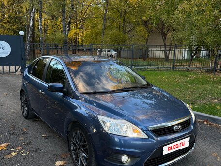 2008 Ford Focus II Рестайлинг, синий, 480000 рублей, вид 3