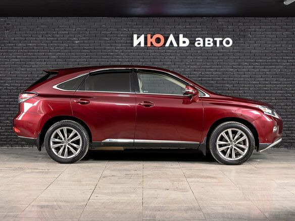 2014 Lexus RX 450h III Рестайлинг, красный, 2300000 рублей - вид 8