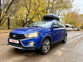 2021 Lada (ВАЗ) Vesta SW I, синий, 1700000 рублей, вид 3