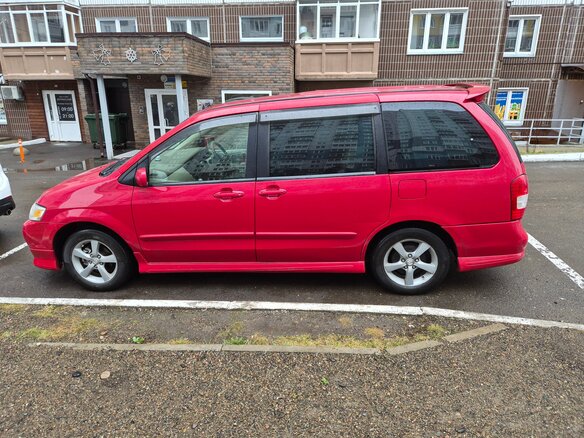 2002 Mazda MPV II (LW), красный, 405000 рублей - вид 6