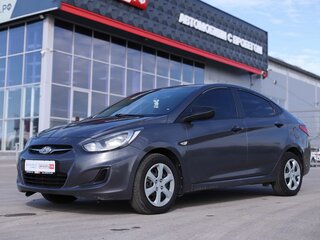 2014 Hyundai Solaris I, серый, 988000 рублей, вид 4