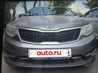 2017 Kia Rio III Рестайлинг, серый, 850000 рублей, вид 1