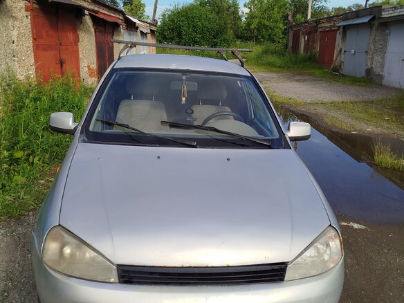 2010 Lada (ВАЗ) Kalina I, серебристый, 150000 рублей