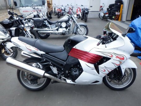 2007 Kawasaki ZZR 1400, белый, 599000 рублей, вид 2