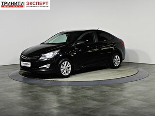 2015 Hyundai Solaris I Рестайлинг, чёрный, 796000 рублей, вид 1