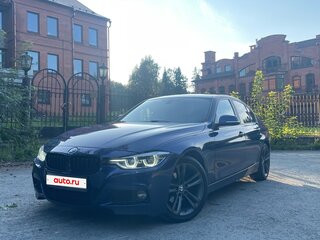 2016 BMW 3 серии 318i VI (F3x) Рестайлинг, синий, 1690000 рублей, вид 3