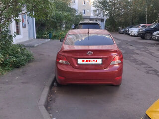 2012 Hyundai Solaris I, красный, 650000 рублей, вид 3