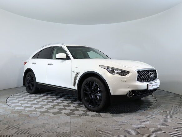 2013 Infiniti QX70, белый - вид 2