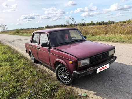 2002 Lada (ВАЗ) 2105, красный, 100000 рублей, вид 2
