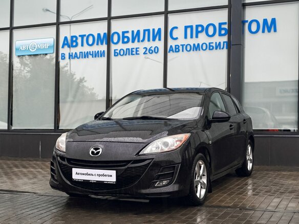 2011 Mazda 3 II (BL), чёрный, 859000 рублей