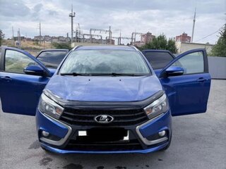 2020 Lada (ВАЗ) Vesta SW I, синий, 1050000 рублей, вид 2