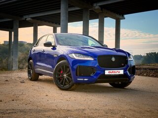 2016 Jaguar F-Pace S I, синий, 3250000 рублей, вид 1