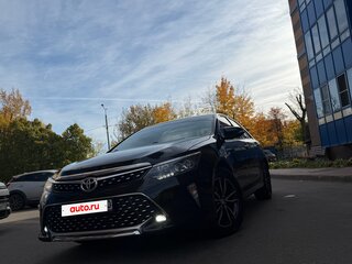 2017 Toyota Camry VII (XV50) Рестайлинг 2, чёрный, 1720000 рублей, вид 3