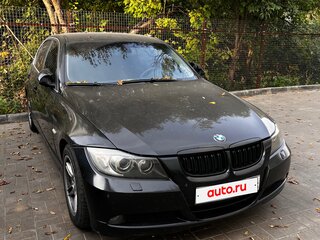 2007 BMW 3 серии 325i V (E90/E91/E92/E93), чёрный, 745000 рублей, вид 3