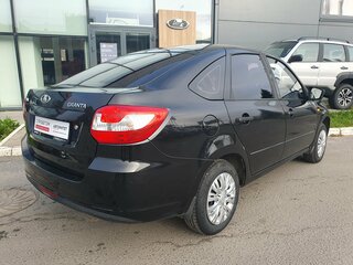 2014 Lada (ВАЗ) Granta I, чёрный, 389000 рублей, вид 3