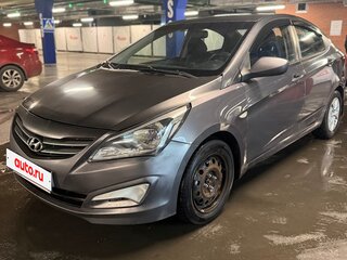 2015 Hyundai Solaris I Рестайлинг, серый, 470000 рублей, вид 1