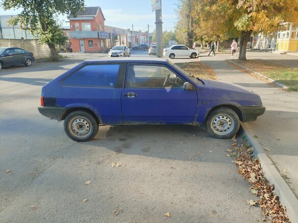 1991 Lada (ВАЗ) 2108, синий, 57000 рублей - вид 1