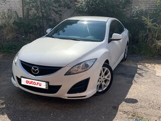 2012 Mazda 6 II (GH) Рестайлинг, белый, 850000 рублей, вид 1
