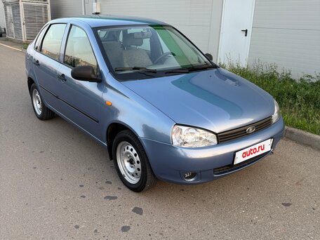 2007 Lada (ВАЗ) Kalina I, синий, вид 1