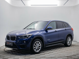 2017 BMW X1 18i sDrive II (F48), синий, 1998000 рублей, вид 1