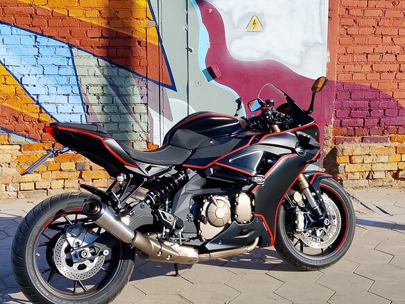 2025 QJMotor SRK 600 RC, чёрный, 600000 рублей - вид 8