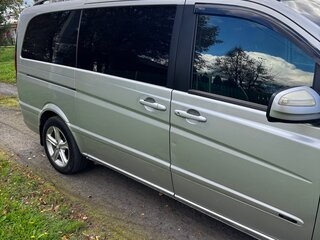 2014 Mercedes-Benz Viano Long L2 I (W639) Рестайлинг, серебристый, 2150000 рублей, вид 2