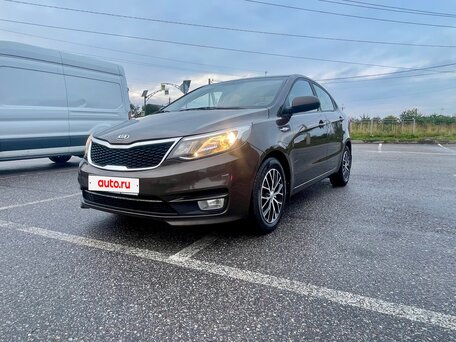 2015 Kia Rio III, коричневый, 690000 рублей, вид 3