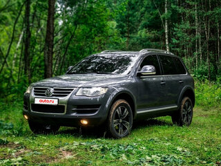 2009 Volkswagen Touareg I Рестайлинг, чёрный, 1000000 рублей, вид 4