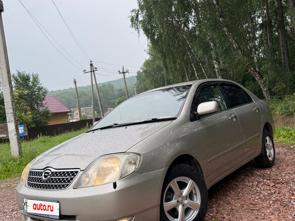 2002 Toyota Corolla IX (E120, E130), серый, 750000 рублей - вид 1