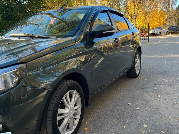 2017 Lada (ВАЗ) Vesta I, зелёный, 850000 рублей - вид 1