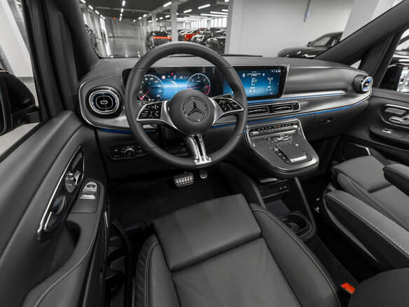 2025 Mercedes-Benz V-Класс Extra Long 300 d экстра длинный III (W447) Рестайлинг 2, чёрный, 13500000 рублей - вид 6
