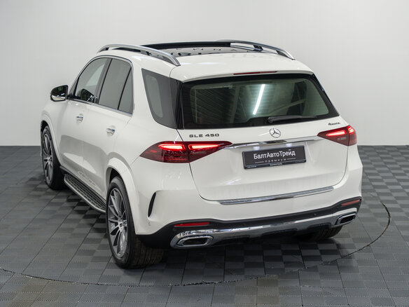 2025 Mercedes-Benz GLE 450 II (V167) Рестайлинг, белый - вид 34
