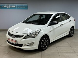 2014 Hyundai Solaris I Рестайлинг, белый, 1025000 рублей, вид 1