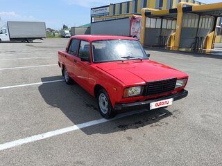 1998 Lada (ВАЗ) 2107, красный, 150000 рублей, вид 4