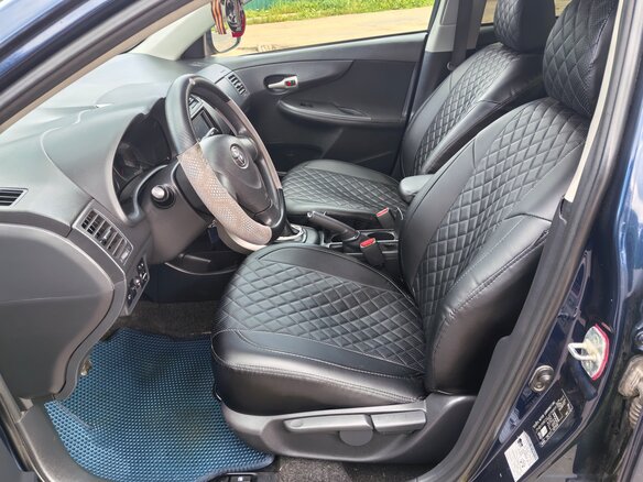 2009 Toyota Corolla X (E140, E150), синий, 650000 рублей - вид 7