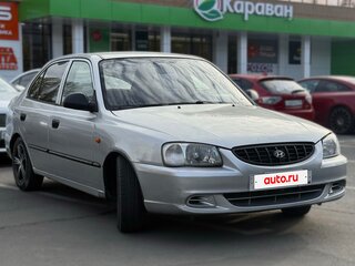 2004 Hyundai Accent ТагАЗ II, серебристый, 260000 рублей, вид 2