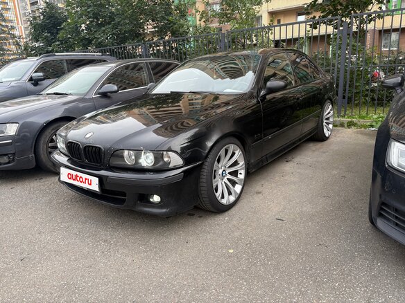 2003 BMW 5 серии 525i IV (E39) Рестайлинг, чёрный, 750000 рублей