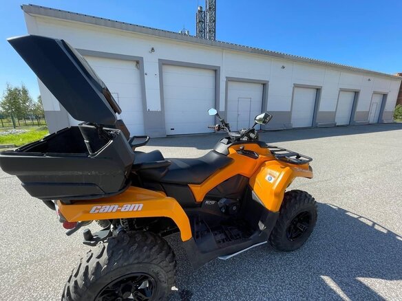 2018 BRP Can-Am Outlander 570, оранжевый, 1200000 рублей - вид 8