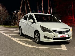 2016 Hyundai Solaris I Рестайлинг, белый, 580000 рублей, вид 2