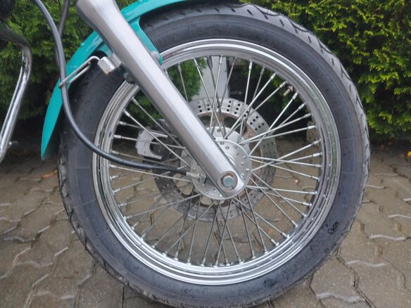1999 Kawasaki EN500 Vulcan, зелёный, 299000 рублей - вид 11
