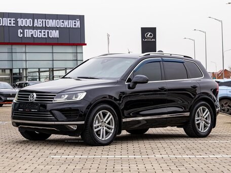 2015 Volkswagen Touareg II Рестайлинг, чёрный, 2645000 рублей, вид 1