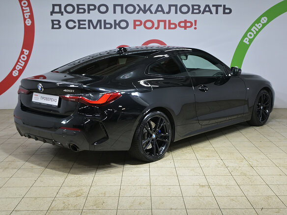 2020 BMW 4 серии 420i G22, G23, G26, чёрный, 4345000 рублей - вид 3