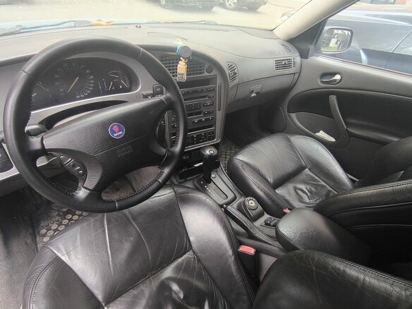 2002 Saab 9-5 I Рестайлинг, голубой, 427000 рублей - вид 15