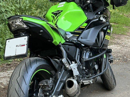2018 Kawasaki Ninja 650, зелёный, 690000 рублей, вид 4