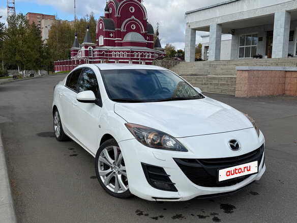 2009 Mazda 3 II (BL), белый, 729000 рублей - вид 1