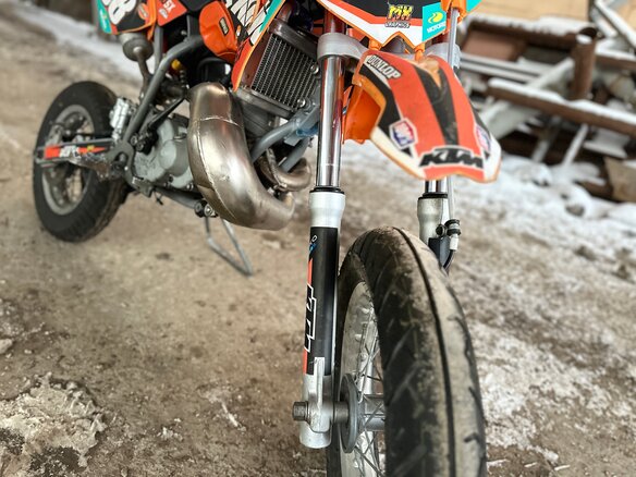 2010 KTM 50 SX, оранжевый, 80000 рублей - вид 9
