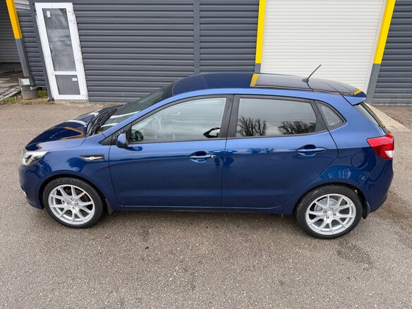 2016 Kia Rio III Рестайлинг, синий, 890000 рублей - вид 12