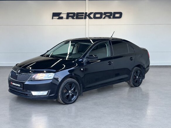 2014 Skoda Rapid I, чёрный, 1219000 рублей - вид 2
